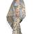 Off white woven linen saree with blouse
