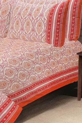 Red Jaipuri Cotton Double Bedsheet 2