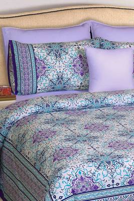 Multicolor Jaipuri King Size Cotton Bedsheet 2