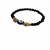 Black Tourmaline Charm Bracelet with Evil Eye Stone & Buddha Head for Men & Women