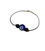 Nazarsuraksha Big Evil Eye with Small Black Beads for Protect You from Nazar and Bad Things 2 in 1 Evil Eye Bracelet