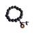 Black MOTI Bracelet with Charm for Men and Women
