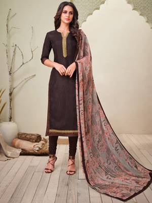 Black embroidered chanderi silk salwar 1