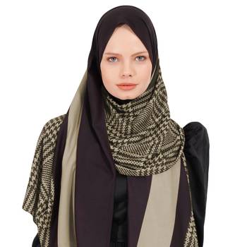 Justkartit BSY Korean Material Islamic Wear Printed Hijab Scarf Dupatta 1