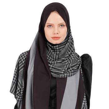 Justkartit BSY Korean Material Casual Wear Printed Scarf Hijab 1