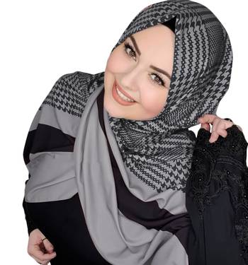 Justkartit BSY Korean Material Casual Wear Printed Scarf Hijab 4