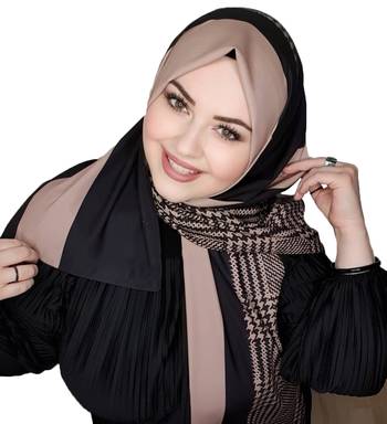 Justkartit BSY Korean Fabric Daily Wear Printed Hijab Scarves Dupatta 4