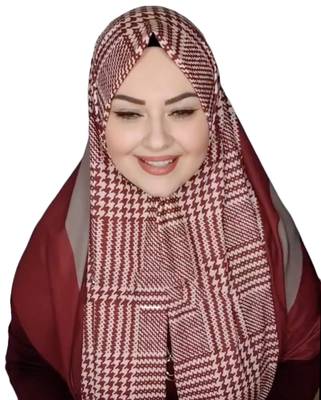Justkartit Occasional Wear BSY Korean Material Printed Hijab Scarves 4