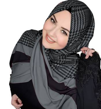 Justkartit Women's BSY Korean Material Printed Scarf Dupatta 4