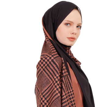 Justkartit Women's BSY Korean Fabric Daily Wear Printed Hijab Scarf 3