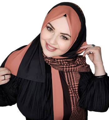Justkartit Women's BSY Korean Fabric Daily Wear Printed Hijab Scarf 4