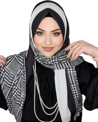 Justkartit BSY Korean Fabric Outdoor Wear Printed Scarf Hijab Dupatta 4