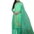 Green printed satin salwar