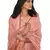 Orange printed satin salwar