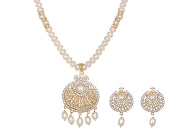 White pearl necklace-sets 1