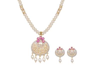 White pearl necklace-sets 1