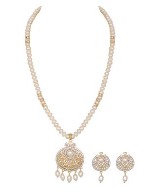 White pearl necklace-sets 4