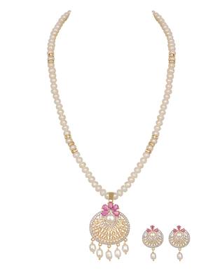 White pearl necklace-sets 4