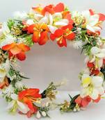 Orange hair-accessories