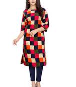 Women's Festive Wear Rayon Kurti
