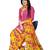 Pink Crepe Printed Unstitched Salwar Suit Dress Material