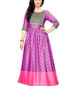 Women's Festive Wear Heavy Satin Gown