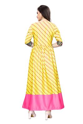 Women's Festive Wear Heavy Satin Gown 2