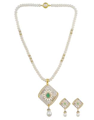 White pearl necklace-sets 1