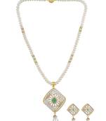 White pearl necklace-sets