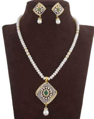 White pearl necklace-sets 2