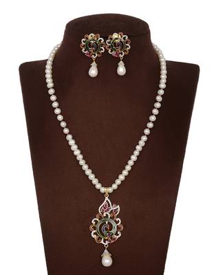 White pearl necklace-sets 2