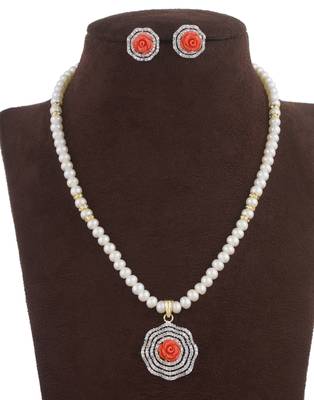 White pearl necklace-sets 2