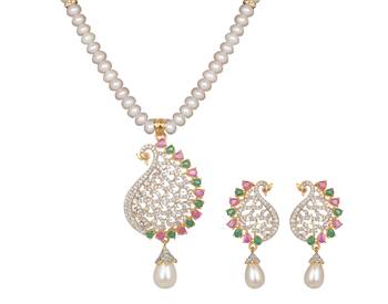 White pearl necklace-sets 1