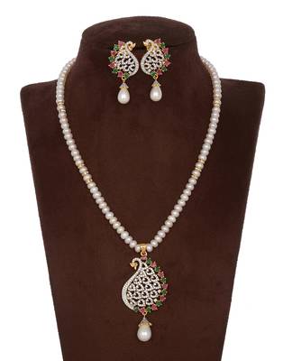 White pearl necklace-sets 2
