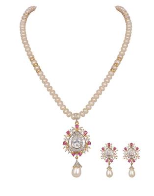White pearl necklace-sets 4