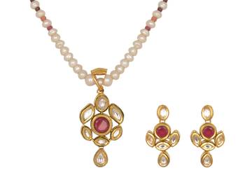 White pearl necklace-sets 1