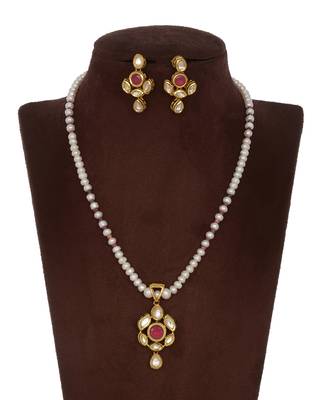 White pearl necklace-sets 2