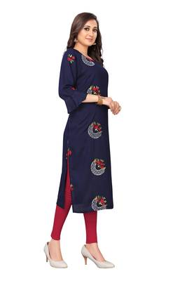Women's Festive Wear Heavy Rayon Kurti 4