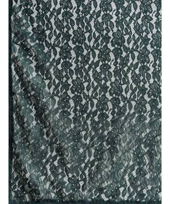 green woven net saree with blouse 3