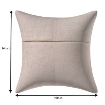 Texstylers 100% Cotton 16x16 Inches Assorted kantha work Embroidery Cushion cover(Pack of 5) 3