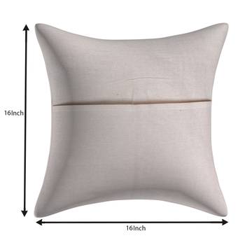 Texstylers 100% Cotton 16x16 Inches Assorted kantha work Embroidery Cushion cover(Pack of 5) 3