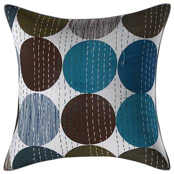 Texstylers 100% Cotton 16x16 Inches Assorted kantha work Embroidery Cushion cover(Pack of 5) 2