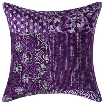 Texstylers 100% Cotton 16x16 Inches Assorted kantha work Embroidery Cushion cover(Pack of 5) 2