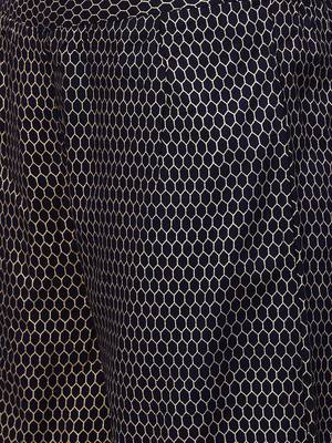Navy-blue printed viscose rayon ethnic-kurtis 4