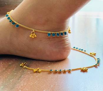 Multicolor diamond anklets 1