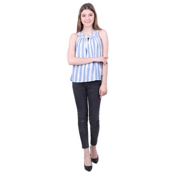 Multicolor printed blended cotton cotton-tops 1