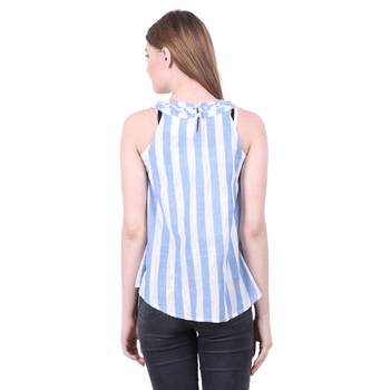 Multicolor printed blended cotton cotton-tops 4