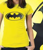 BatWomen Girls Foil Tshirt at Offer, Womens Black Special Effect T-shirt