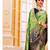 green woven banarasi saree with blouse