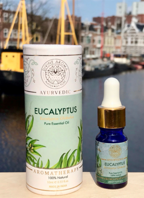 Divine Aroma Eucalyptus Essential Oil | 100% Pure & Natural | For Skin, Hair, Respiratory Congestion | 10ml 2